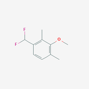 molecular formula C10H12F2O B1411496 3-Difluoromethyl-2,6-dimethylanisole CAS No. 1803817-60-8