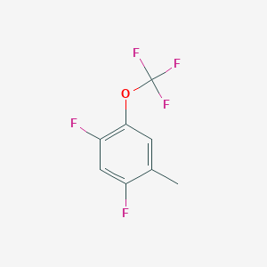 molecular formula C8H5F5O B1411497 2,4-Difluoro-5-(trifluoromethoxy)toluene CAS No. 1806305-52-1