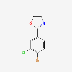 2-(3-Chloro-4-bromo-phenyl)-4,5-dihydro-oxazole