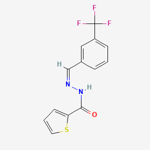 N'-((3-(Trifluoromethyl)phenyl)methylene)-2-thiophenecarbohydrazide