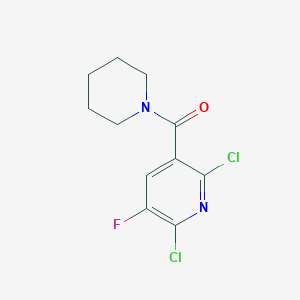 (2,6-Dichloro-5-Fluoropyridin-3-Yl)(Piperidino)Methanone