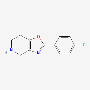 2-(4-Chlorophenyl)-4,5,6,7-tetrahydro[1,3]oxazolo[4,5-C]pyridine