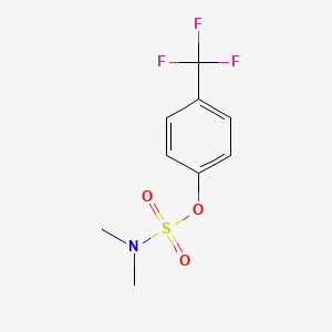 molecular formula C9H10F3NO3S B14115159 [4-(trifluoromethyl)phenyl] N,N-dimethylsulfamate 