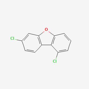 molecular formula C12H6Cl2O B14115230 1,7-Dichlorodibenzofuran CAS No. 94538-02-0