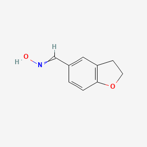 molecular formula C9H9NO2 B14115350 N-(2,3-dihydro-1-benzofuran-5-ylmethylidene)hydroxylamine 