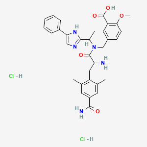 molecular formula C32H37Cl2N5O5 B14115483 Eluxadoline 2HCl 