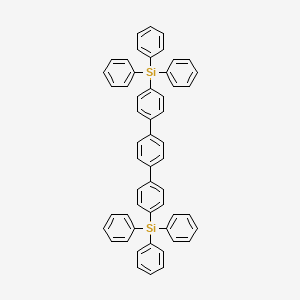 molecular formula C54H42Si2 B14115518 triphenyl-[4-[4-(4-triphenylsilylphenyl)phenyl]phenyl]silane 