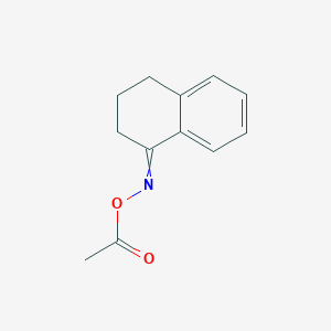 molecular formula C12H13NO2 B14115529 3,4-Dihydronaphthalen-1(2H)-one O-acetyl oxime 