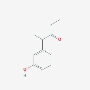 molecular formula C11H14O2 B14115593 2-(3-Hydroxyphenyl)-3-pentanone 