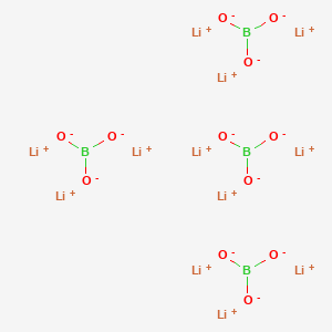 molecular formula B4Li12O12 B14115712 Dodecalithium;tetraborate 