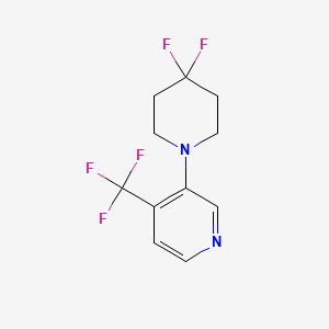 3-(4,4-Difluoropiperidin-1-yl)-4-(trifluoromethyl)pyridine