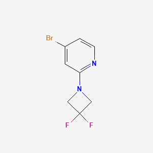 4-Bromo-2-(3,3-difluoroazetidin-1-yl)pyridine