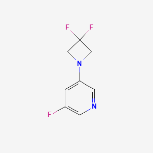 3-(3,3-Difluoroazetidin-1-yl)-5-fluoropyridine