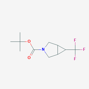 B1411600 Tert-butyl 6-(trifluoromethyl)-3-azabicyclo[3.1.0]hexane-3-carboxylate CAS No. 1935066-32-2