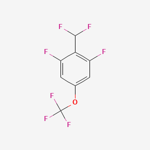B1411604 2,6-Difluoro-4-(trifluoromethoxy)benzodifluoride CAS No. 1803731-85-2