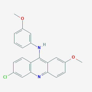 6-Chloro-2-methoxy-N-(3-methoxyphenyl)acridin-9-amine