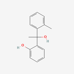 molecular formula C15H16O2 B14116138 2-(1-Hydroxy-1-(o-tolyl)ethyl)phenol 