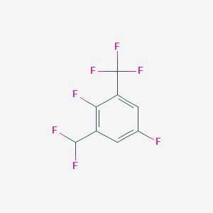 B1411614 2,5-Difluoro-3-(trifluoromethyl)benzodifluoride CAS No. 1806290-54-9
