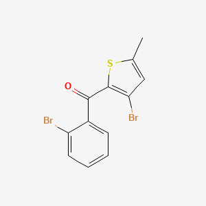 (3-Bromo-5-methylthiophen-2-yl)(2-bromophenyl)methanone