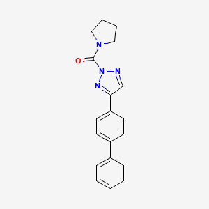 (4-([1,1'-Biphenyl]-4-yl)-2H-1,2,3-triazol-2-yl)(pyrrolidin-1-yl)methanone