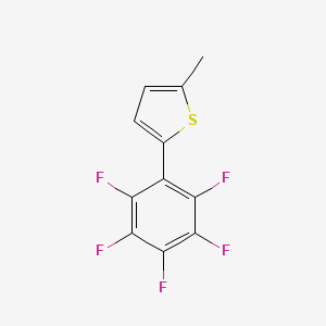 2-Methyl-5-(2,3,4,5,6-pentafluorophenyl)thiophene