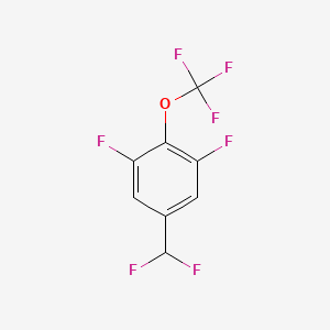 B1411618 3,5-Difluoro-4-(trifluoromethoxy)benzodifluoride CAS No. 1806304-87-9
