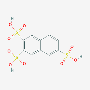 molecular formula C10H8O9S3 B14116229 Naphthalene-2,3,6-trisulfonic acid CAS No. 145851-17-8