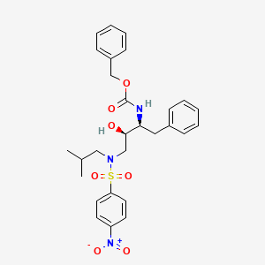 (2R,3S)-N-(3-benzyloxycarbonylamino-2-hydroxy-4-phenylbutyl)-N-isobutyl-4-nitrobenzenesulfonamide