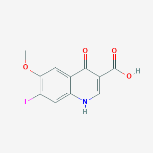 7-Iodo-6-methoxy-4-oxo-1,4-dihydroquinoline-3-carboxylic acid