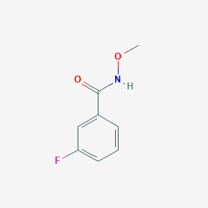 molecular formula C8H8FNO2 B14116276 3-fluoro-N-methoxybenzamide 