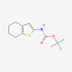 molecular formula C13H19NO2S B1411630 Tert-butyl 4,5,6,7-tetrahydro-1-benzothien-2-ylcarbamate CAS No. 2108781-10-6