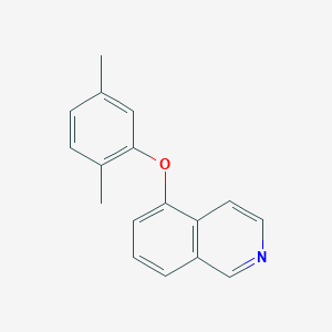 molecular formula C17H15NO B14116313 5-(2,5-Dimethylphenoxy)isoquinoline 