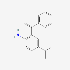 2-(1-Phenylethenyl)-4-(propan-2-yl)aniline