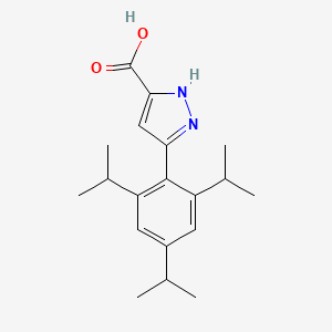 5-(2,4,6-Triisopropylphenyl)-1H-pyrazole-3-carboxylic acid