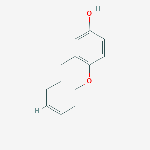 2H-1-Benzoxecin-10-ol, 3,6,7,8-tetrahydro-4-Methyl-, (4Z)-