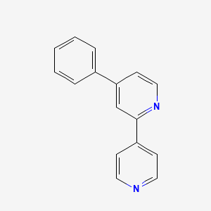 molecular formula C16H12N2 B14116371 4-Phenyl-2,4'-bipyridine 