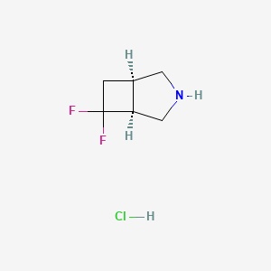 rel-(1R,5S)-6,6-Difluoro-3-azabicyclo[3.2.0]heptane hydrochloride