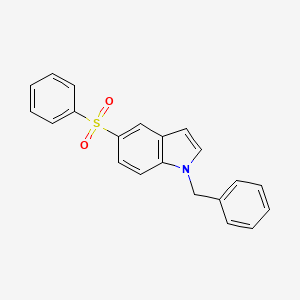 1-Benzyl-5-(phenylsulfonyl)-1H-indole