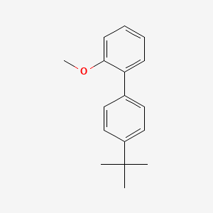 molecular formula C17H20O B14116421 4'-tert-Butyl-2-methoxy-1,1'-biphenyl CAS No. 383913-41-5