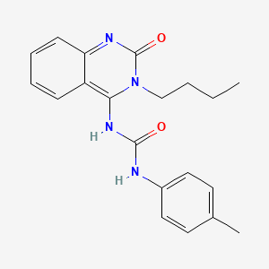 (E)-1-(3-butyl-2-oxo-2,3-dihydroquinazolin-4(1H)-ylidene)-3-(p-tolyl)urea