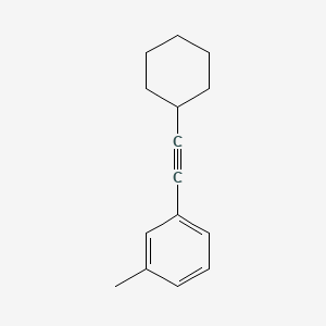 1-(Cyclohexylethynyl)-3-methylbenzene