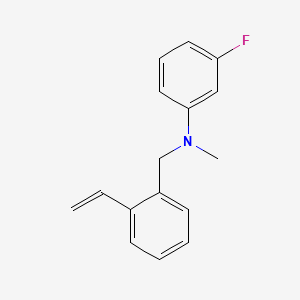 3-Fluoro-N-methyl-N-(2-vinylbenzyl)aniline