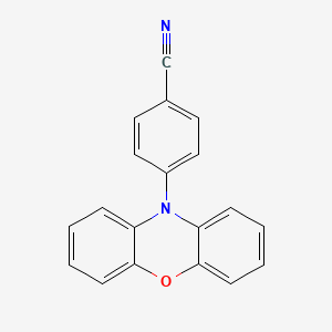 molecular formula C19H12N2O B14116521 4-(10H-Phenoxazin-10-yl)benzonitrile 