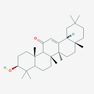 molecular formula C30H48O2 B14116536 (4aR,6aS,6bR,10S,12aS,14bR)-10-hydroxy-2,2,4a,6a,6b,9,9,12a-octamethyl-3,4,5,6,6a,7,8,8a,10,11,12,14b-dodecahydro-1H-picen-13-one 