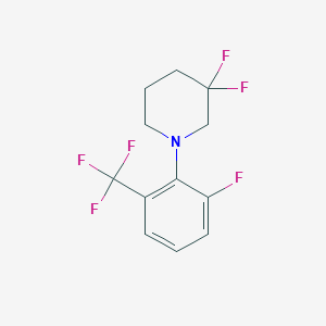 3,3-Difluoro-1-(2-fluoro-6-(trifluoromethyl)-phenyl)piperidine