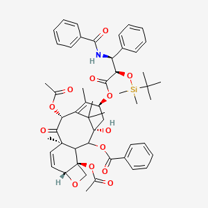 molecular formula C53H63NO13Si B14116570 2'-O-(tert-Butyldimethylsilyl)-6,7-dehydro Paclitaxel 