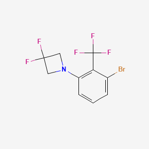 1-(3-Bromo-2-(trifluoromethyl)-phenyl)-3,3-difluoroazetidine