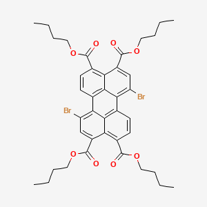 molecular formula C40H42Br2O8 B14116594 Tetrabutyl 1,7-dibromoperylene-3,4,9,10-tetracarboxylate 