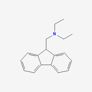 molecular formula C18H21N B14116609 N-((9H-fluoren-9-yl)Methyl)-N-ethylethanaMine CAS No. 2733516-71-5