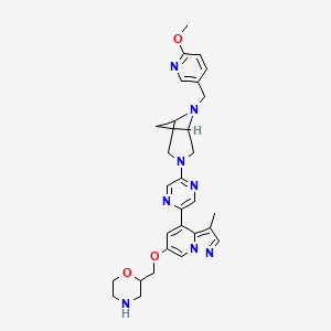 molecular formula C29H34N8O3 B14116636 Ret-IN-1;loxo292; loxo 292; arry-192; arry192; arry 192 